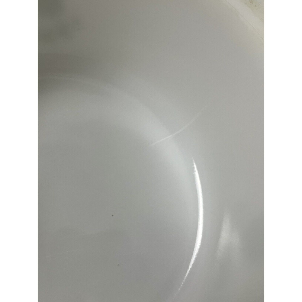 Vintage Glass Bake White Glass Casserole Baking Dish White 2 Qt Fast Shipping - Picture 11 of 11